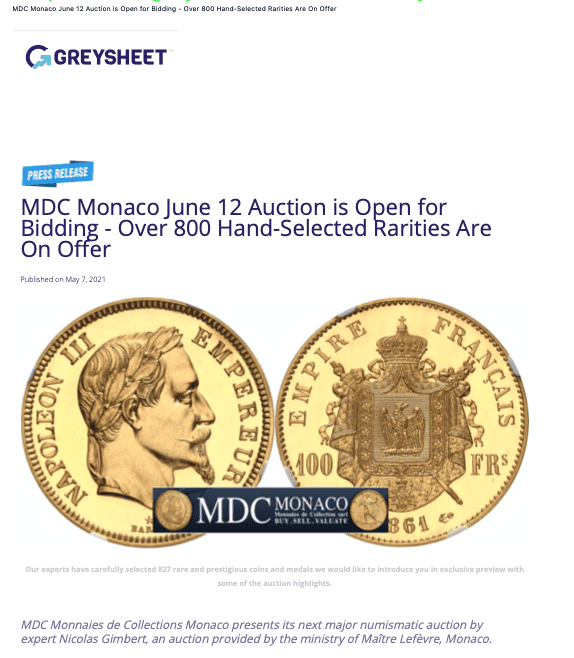 MDC Monnaies de Collection - CoinsWeekly %